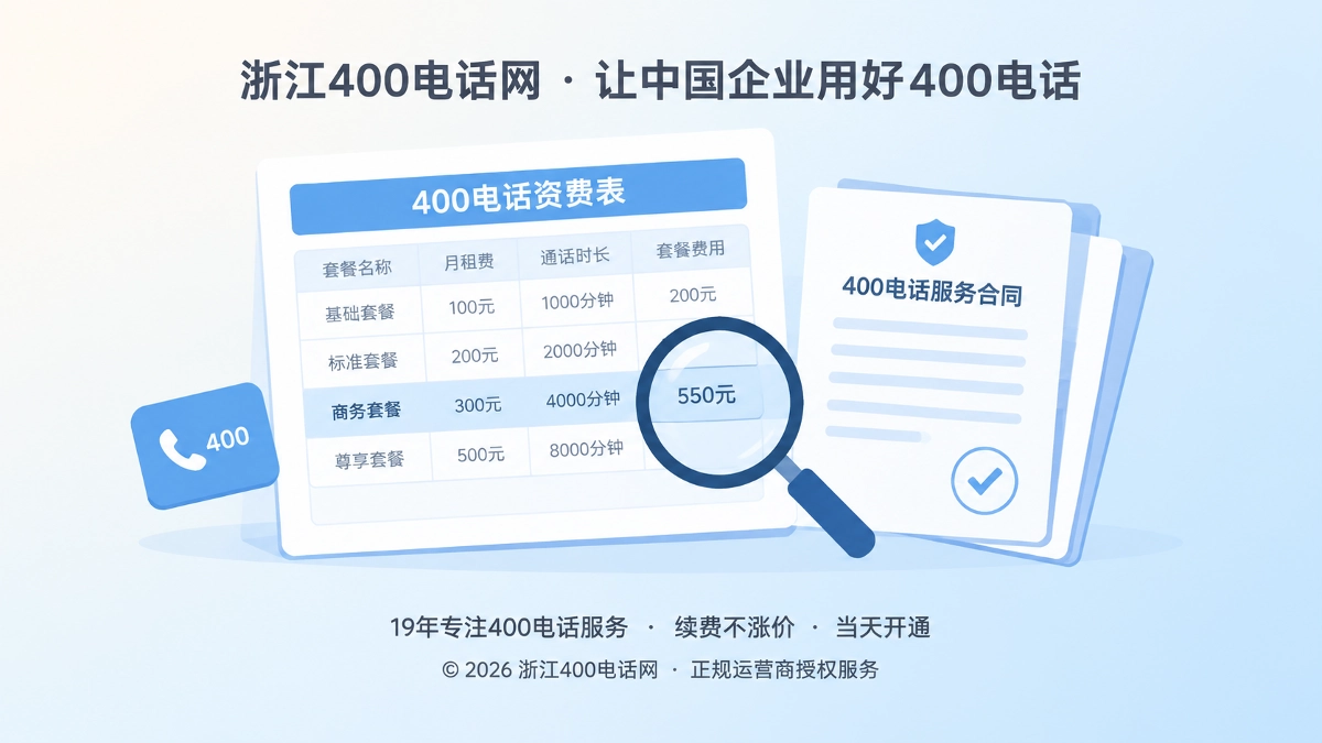 2026年浙江企业400电话套餐解析聚焦式封面图