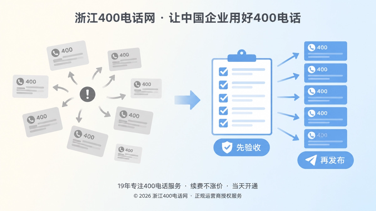 对比式配图：未验收就发布和先验收再发布的差异